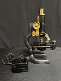 Bausch and Lomb August Waeldin Optical Microscope With Metal Case