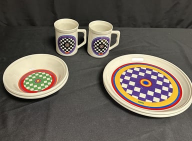 Peter Max Iroquois China Set Complete in Box