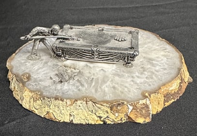 Billiard Player on Geode Slice