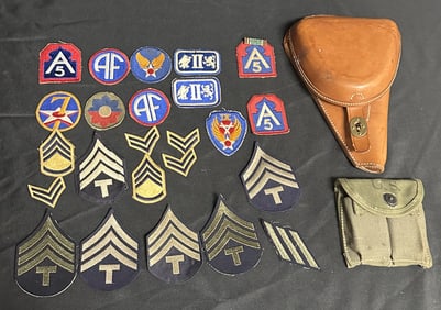 Military Lot Patches Holster and Clips