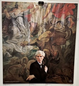 Hans Namuth Portrait of Andy Warhol - Leo Castelli 1982 - Signed by Warhol