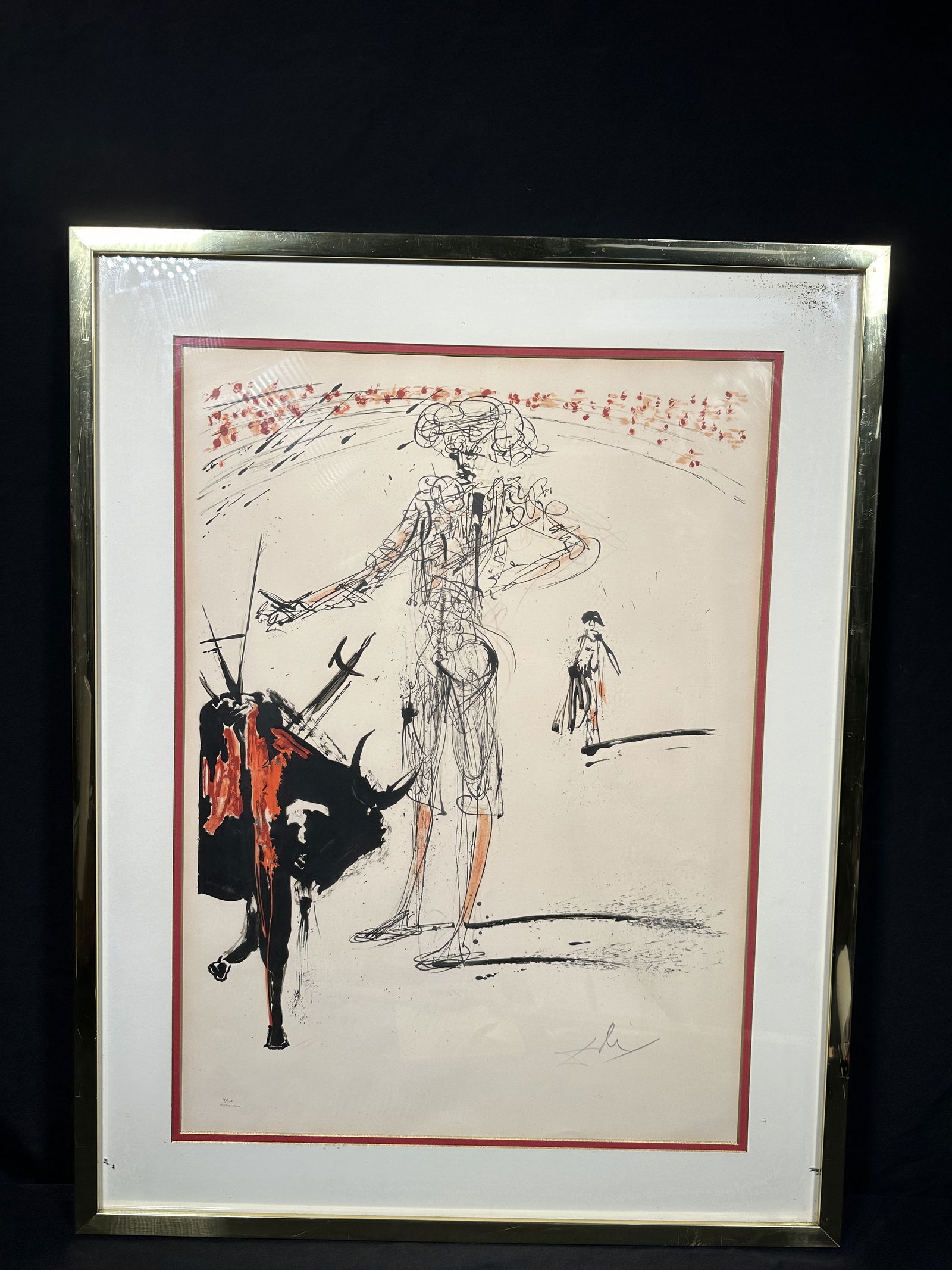 Salvador Dali Bullfight IV - 4 of 300 Sidney Z. Lucas Original (1 of 8)