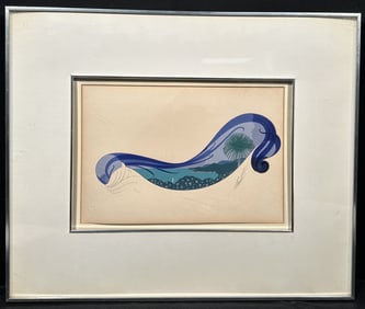 Erte Riviera Serigraph / 59 of 300