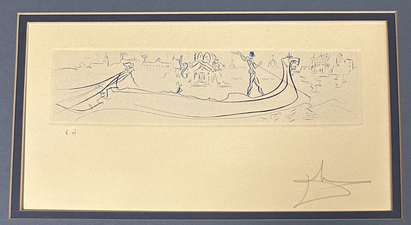 Salvador Dali Visions of Venice 1976 Signed Artists Proof (1 of 9)