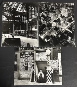 Berence Abbott Three Photos from the 1930s, Printed 1970s