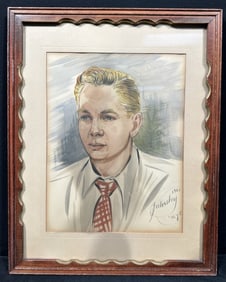 Alexander Fedorsky 1951 Portrait in NYC