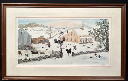 Flat Land Sky Lithograph Will Moses 420 / 500