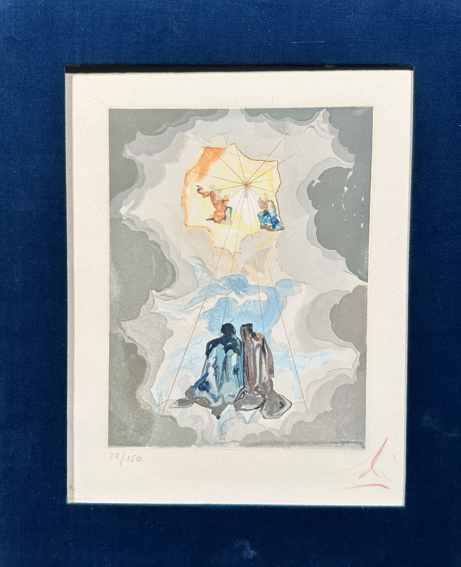 Salvador Dali Divine Comedy Paradise   16  Signed Numbered 89/150 (1 of 8)
