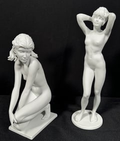 2 Kaiser Bisque Porcelain Female Nude Pieces