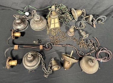Assorted Vintage Lighting Fixtures