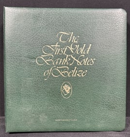 First Gold Bank Notes of Belize Collection 36 Notes