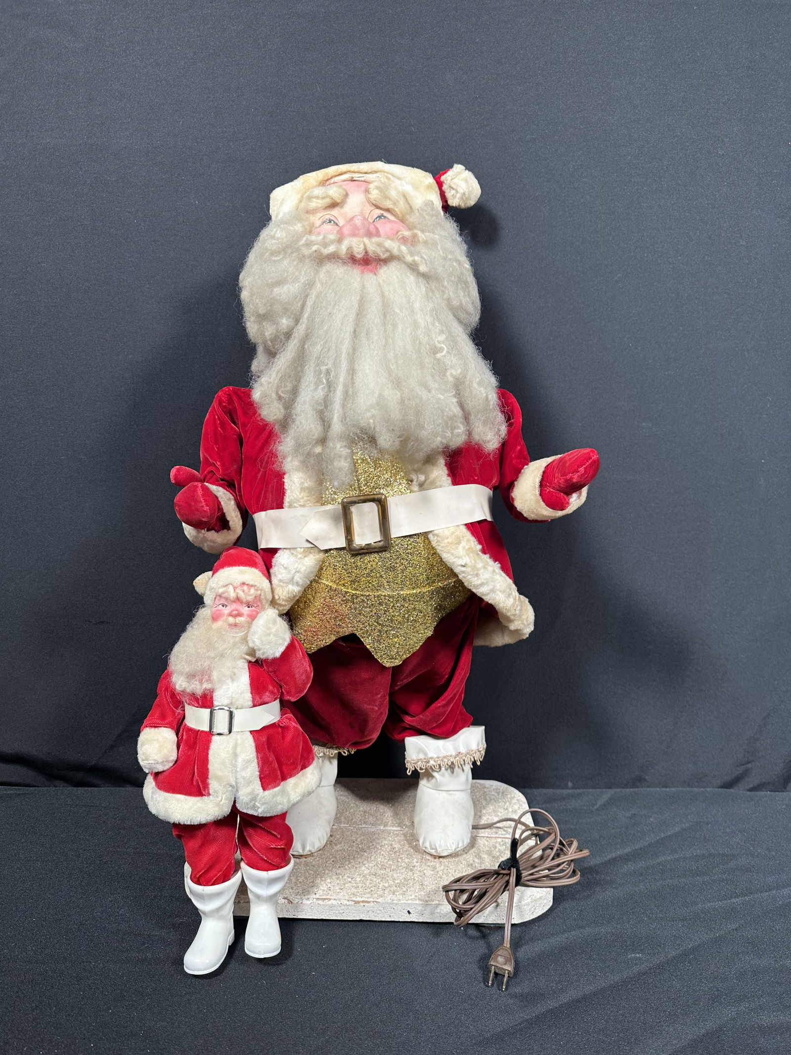 Harold Gale Vintage Animated Santa Clause + Santa Claus Doll (1 of 5)