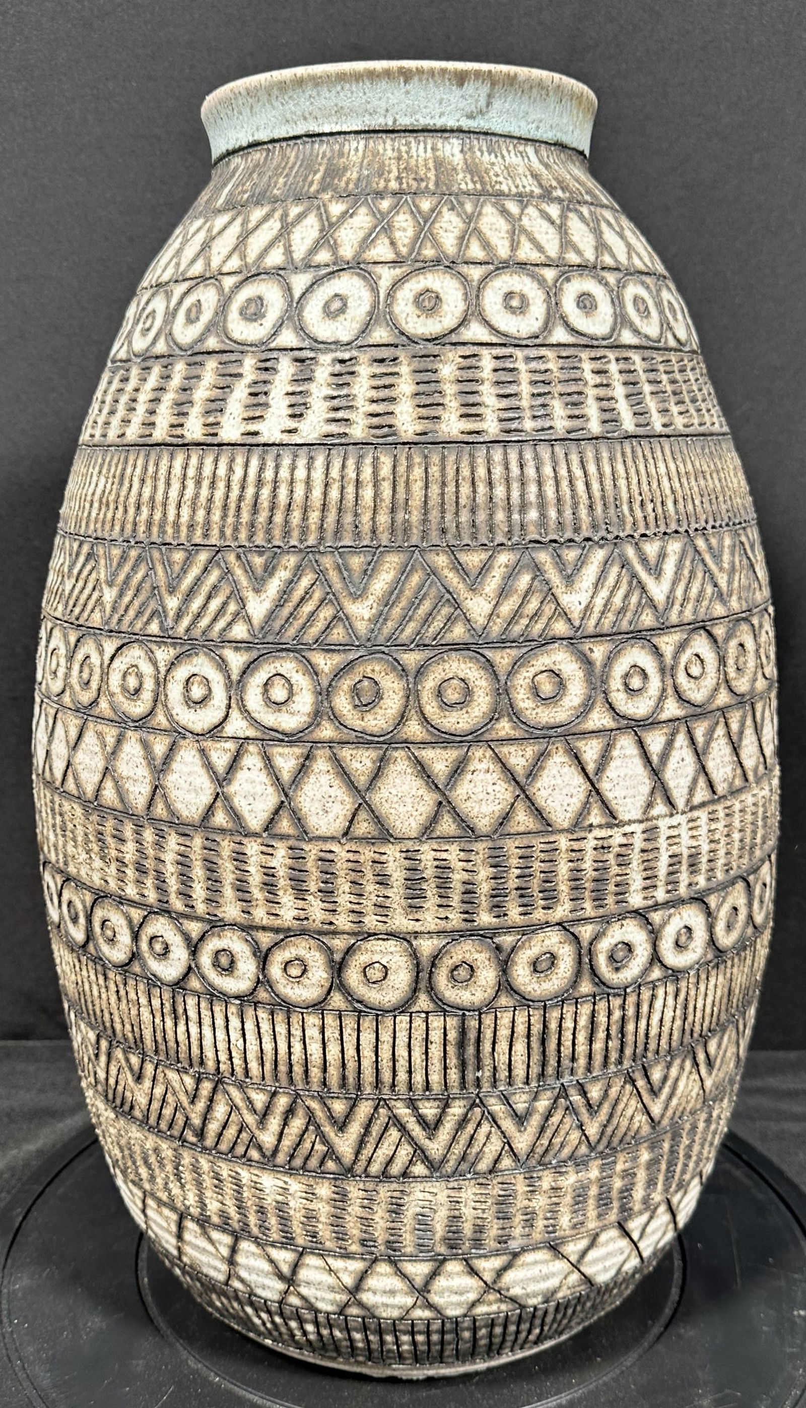 Monumental Studio Pottery Floor Vase by Broudo (1 of 9)