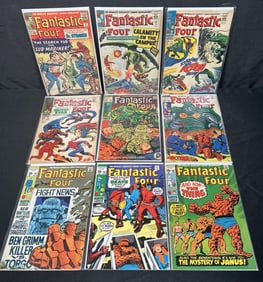 Nine Early 1960s Fantastic Four Comics
