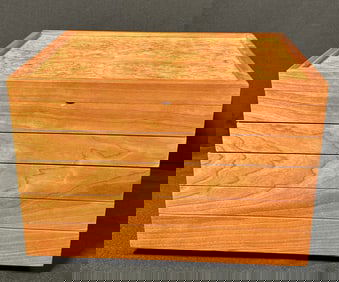 Steven B Levine Burl Jewelry Box