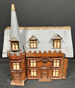 Vintage Wood Home Made Doll House or Box