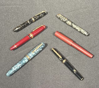 Collection of 5 Fountain Pens plus One