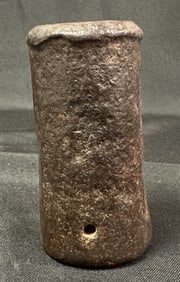 18th Century Early Cylindrical Thunder Mug Hand Cannon For Ship Signaling