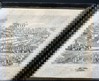 Civil War Union Volunteers Framed Print ca 1861