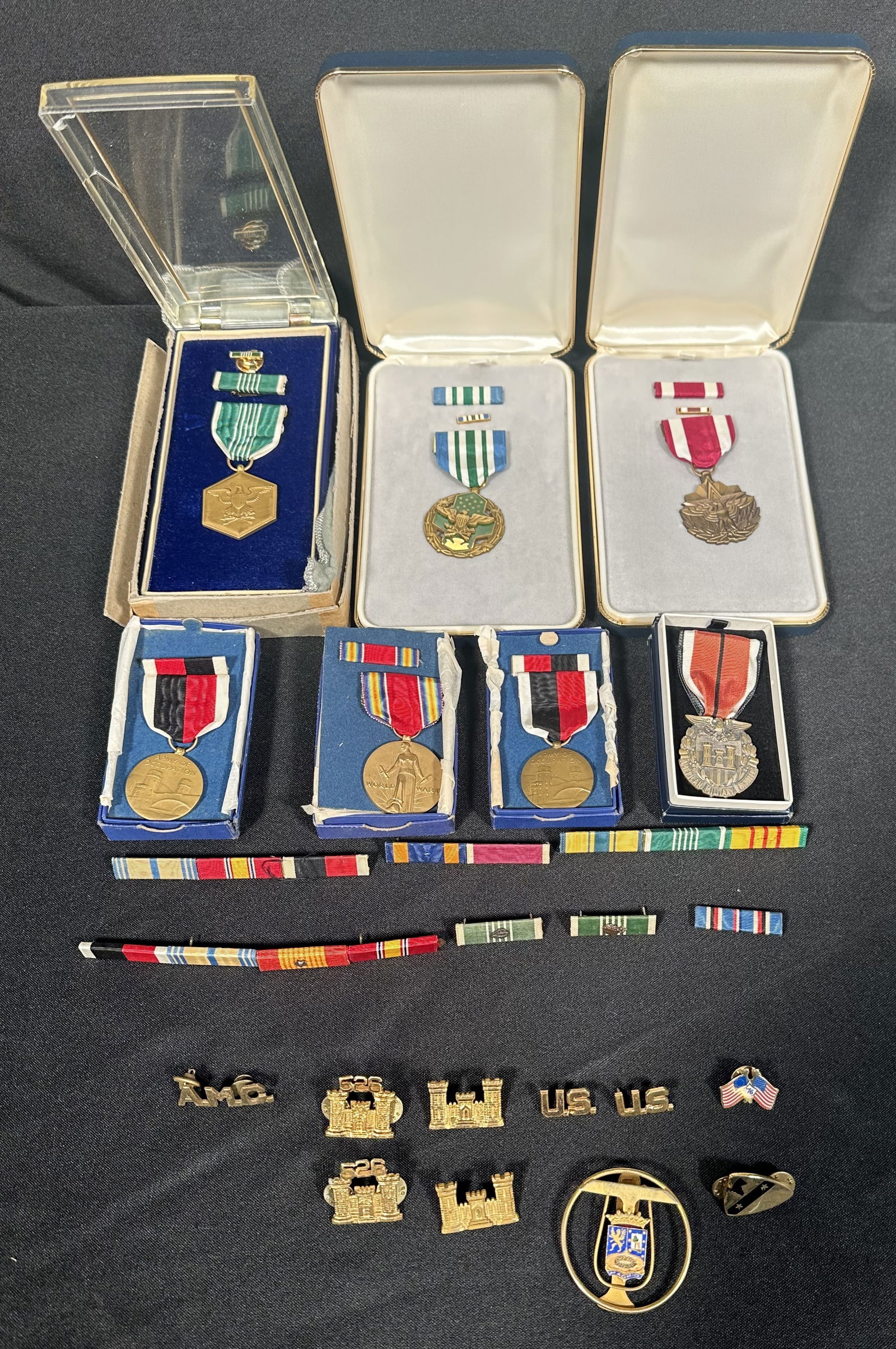 Collection of Boxed and Loose Medals, Ribbons and Pins (1 of 7)