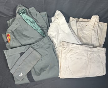 Uniform Dress White Jacket, White Pants, Additional White Jacket and more