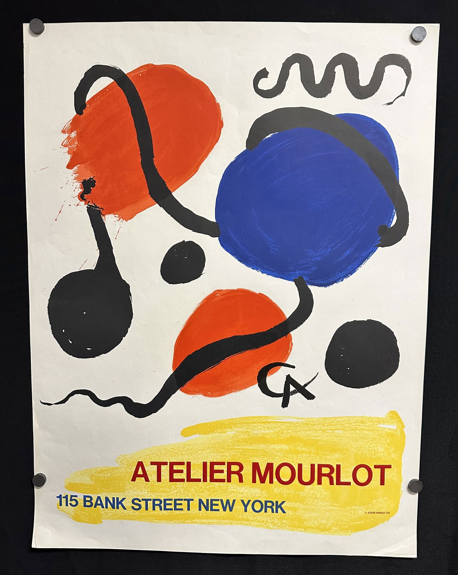 Alexander Calder Vintage 1967 Mourlot Lithograph Print Exhibition Poster (1 of 10)