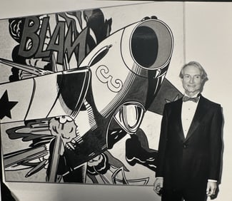 Roy Lichtenstein Original Photo George Hirose 1983
