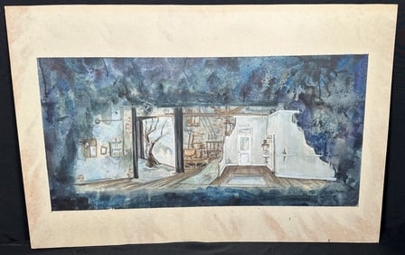 Production Original Art Design for The Dresser