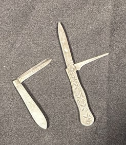 US Sterling & English MOP&Sterling Pocket/Fruit Knives