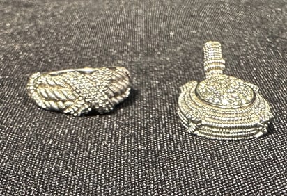 Judith Ripka Silver Pave Diamond Lot