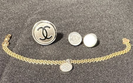 Misc Costume Jewelry Lot + Silver Bracelet