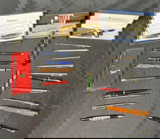 Large Lot of Assorted Vinage and Modern Pens