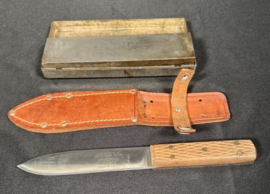 J Russell Knife and Vintage Sharpening Stone