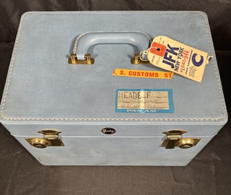 Vintage Travel Case with Pan Am sticker
