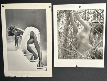 Two Artistic Nudes Photos - Helmut Newton