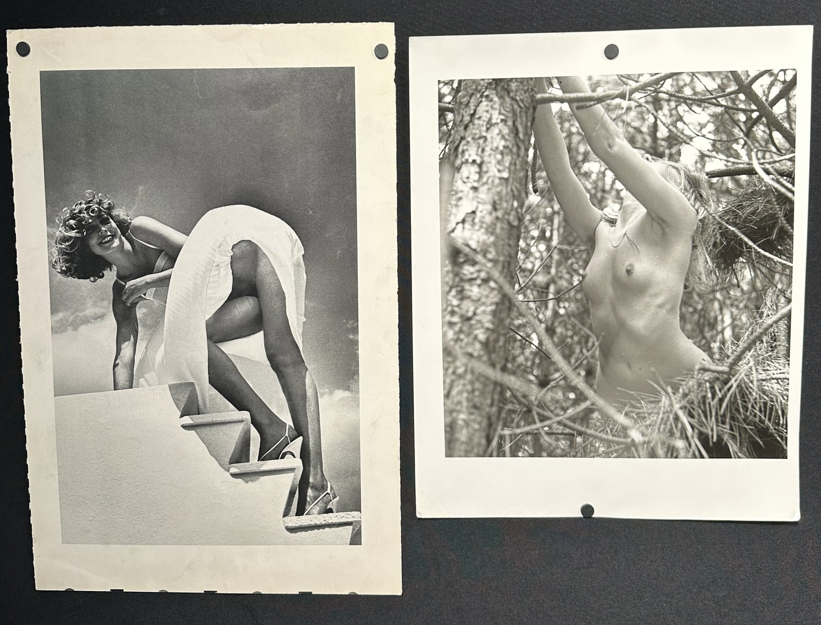 Two Artistic Nudes Photos - Helmut Newton: Two Artistic Nudes Photos - Helmut Newton St Jean Cap Ferrat 1978 17 x 11 Helmut Newton (Germany/Australia, 1920?2004) was a legendary fashion photographer known for his provocative, glamorous, and hi