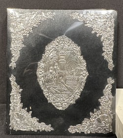 Photo Album with Sterling Silver Appliques