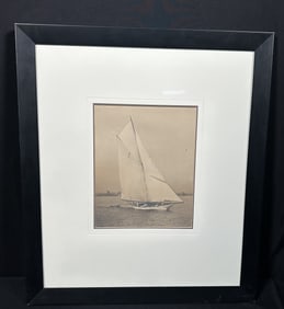 Original Photo of The Capri - Sail Boat 1893