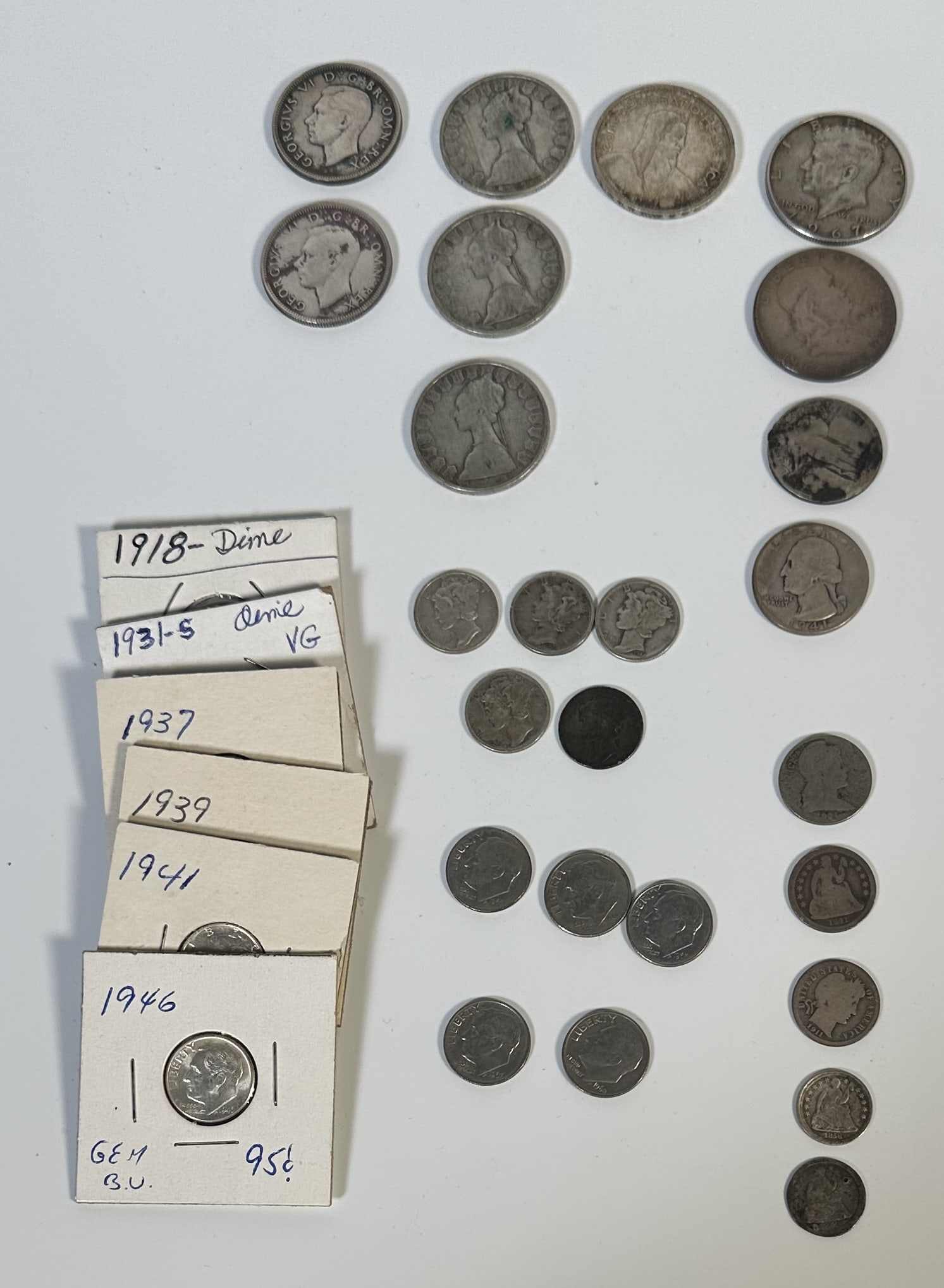 Collection of US and World Silver Coins (1 of 10)