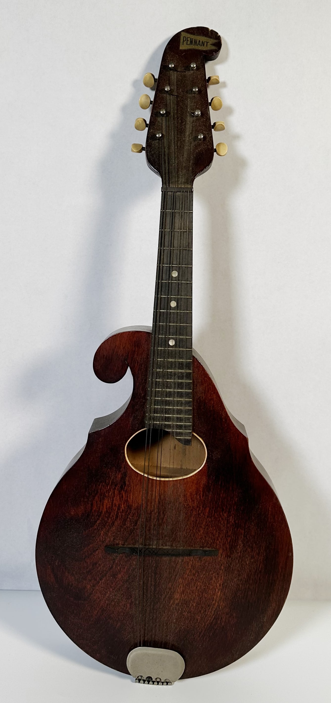 Antique 8 String Reverse Scroll Mandolin in Original Bag (1 of 9)