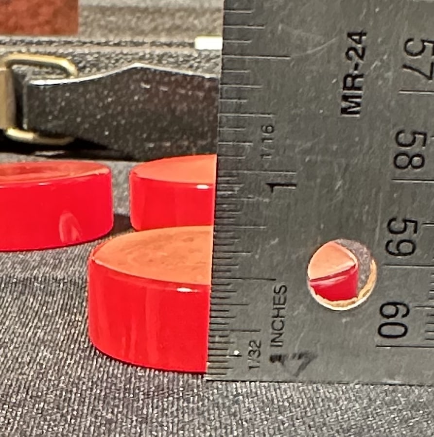 Bakelite and Cork Backgammon Set - 7