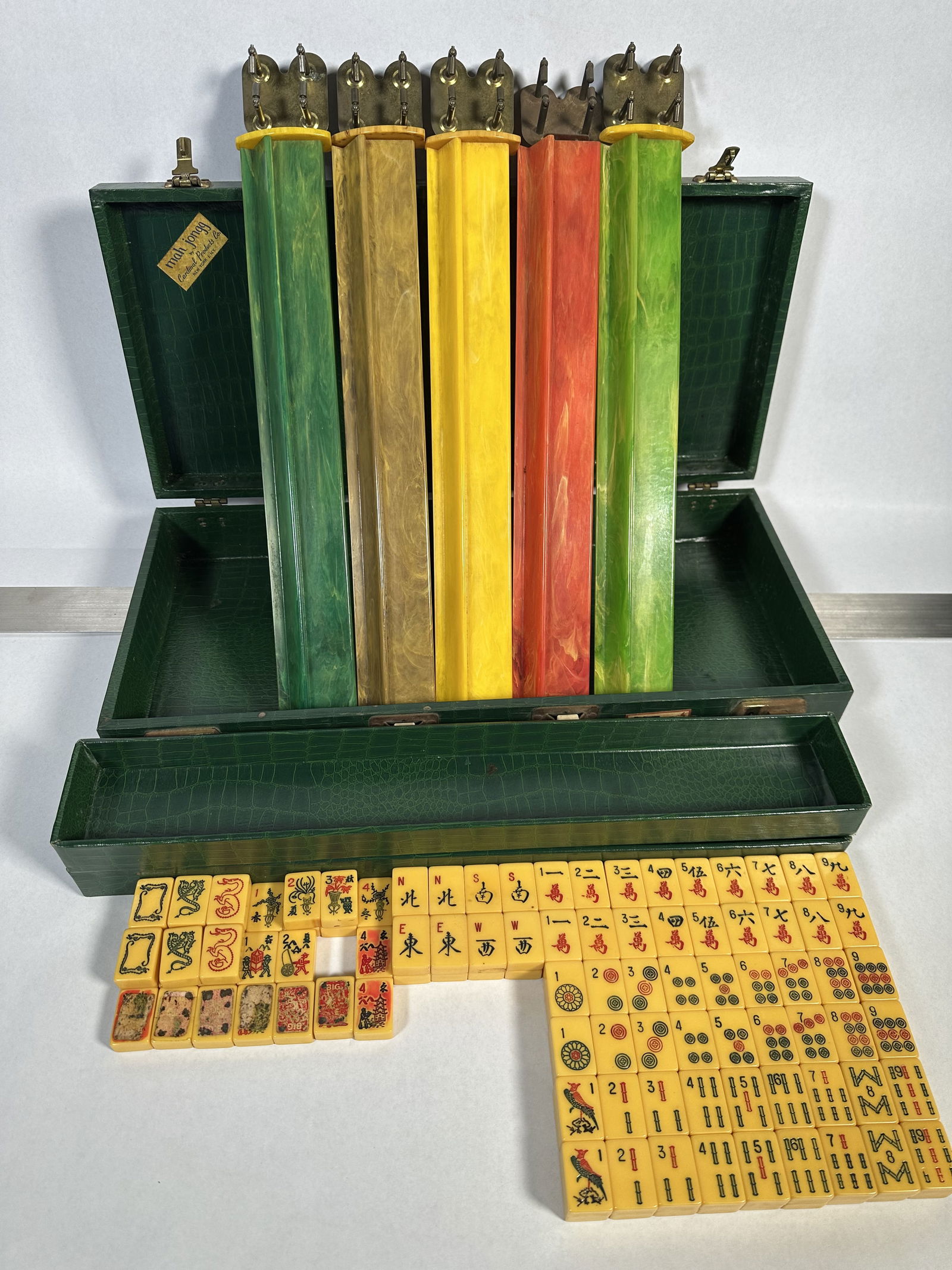 Vintage Bakelite Mah Johg Set 152 Tiles (1 of 8)