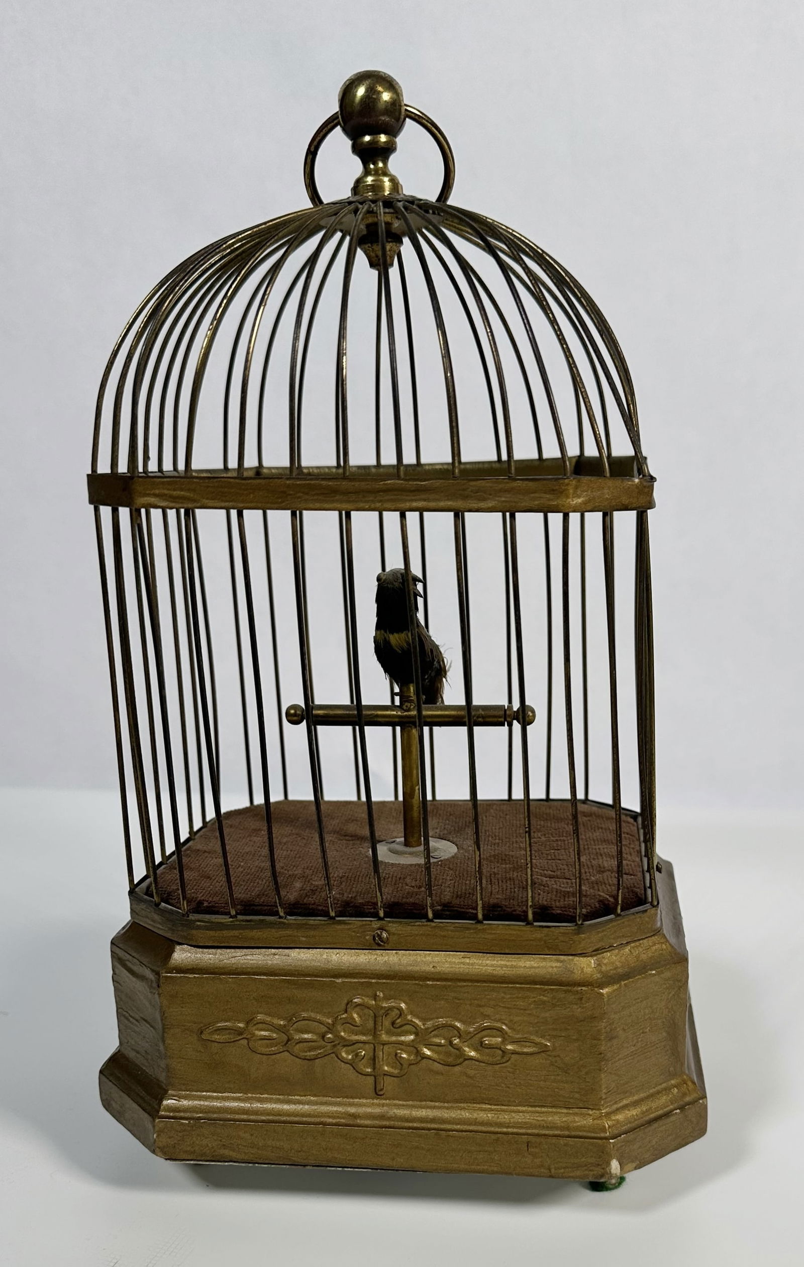 Vintage Singing Caged Bird Automaton (1 of 7)