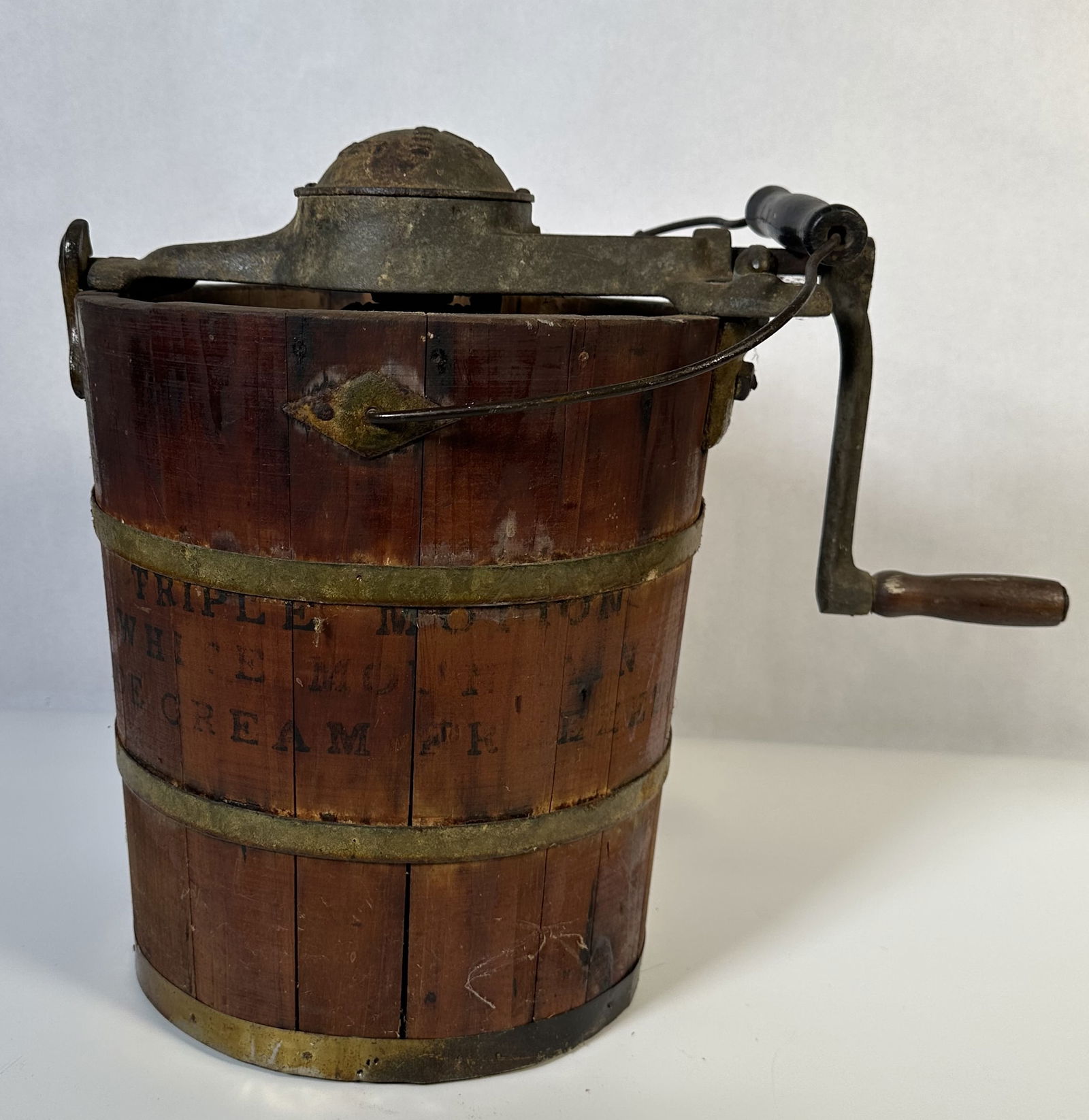 White Mountain Freezer Wood Hand Crank Ice Cream Maker (1 of 6)