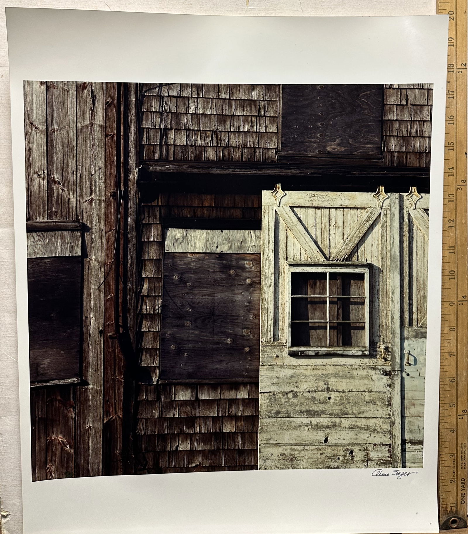 Anne Sager Four 16 x 20 Outdoor Photographs Shed Signed (1 of 4)