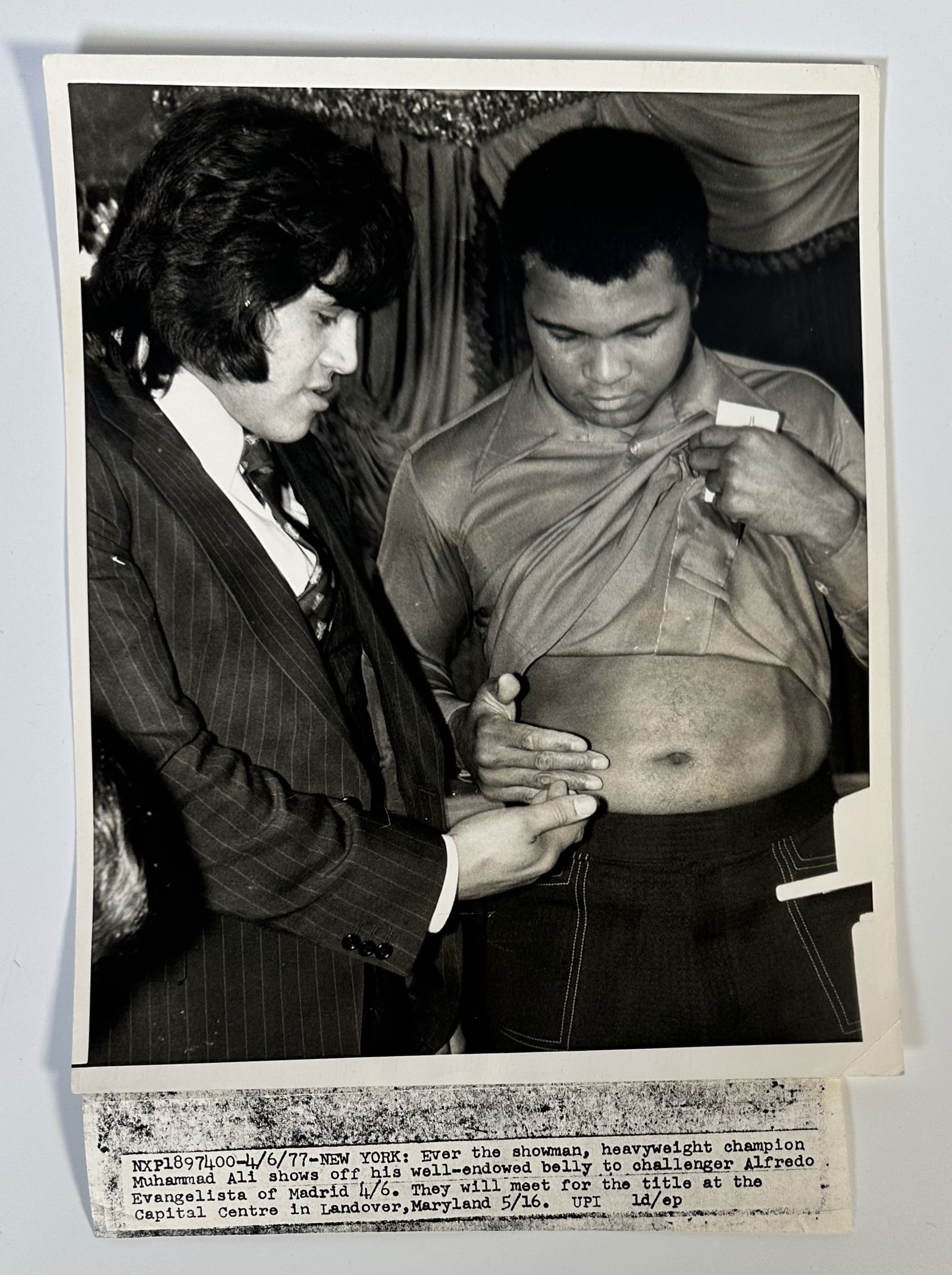 Muhammad Ali and Alfredo Evangelista Photo (1 of 4)