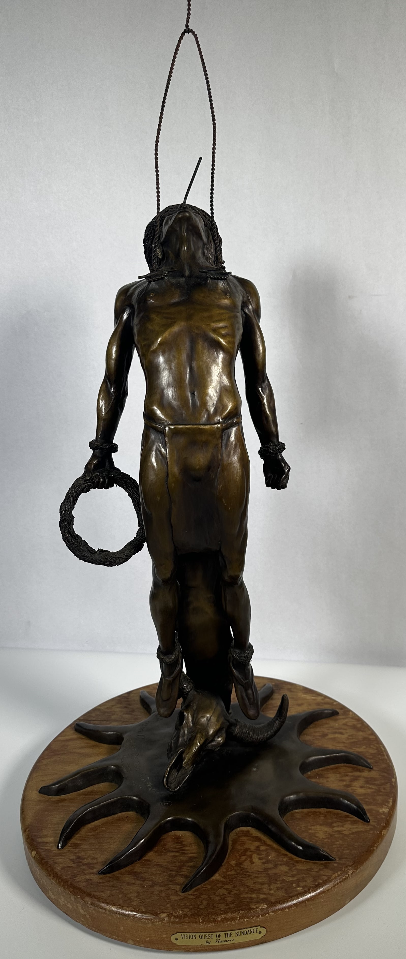 Chris Navarro Vision Quest of the Sundance Bronze Sculpture (1986) (1 of 14)