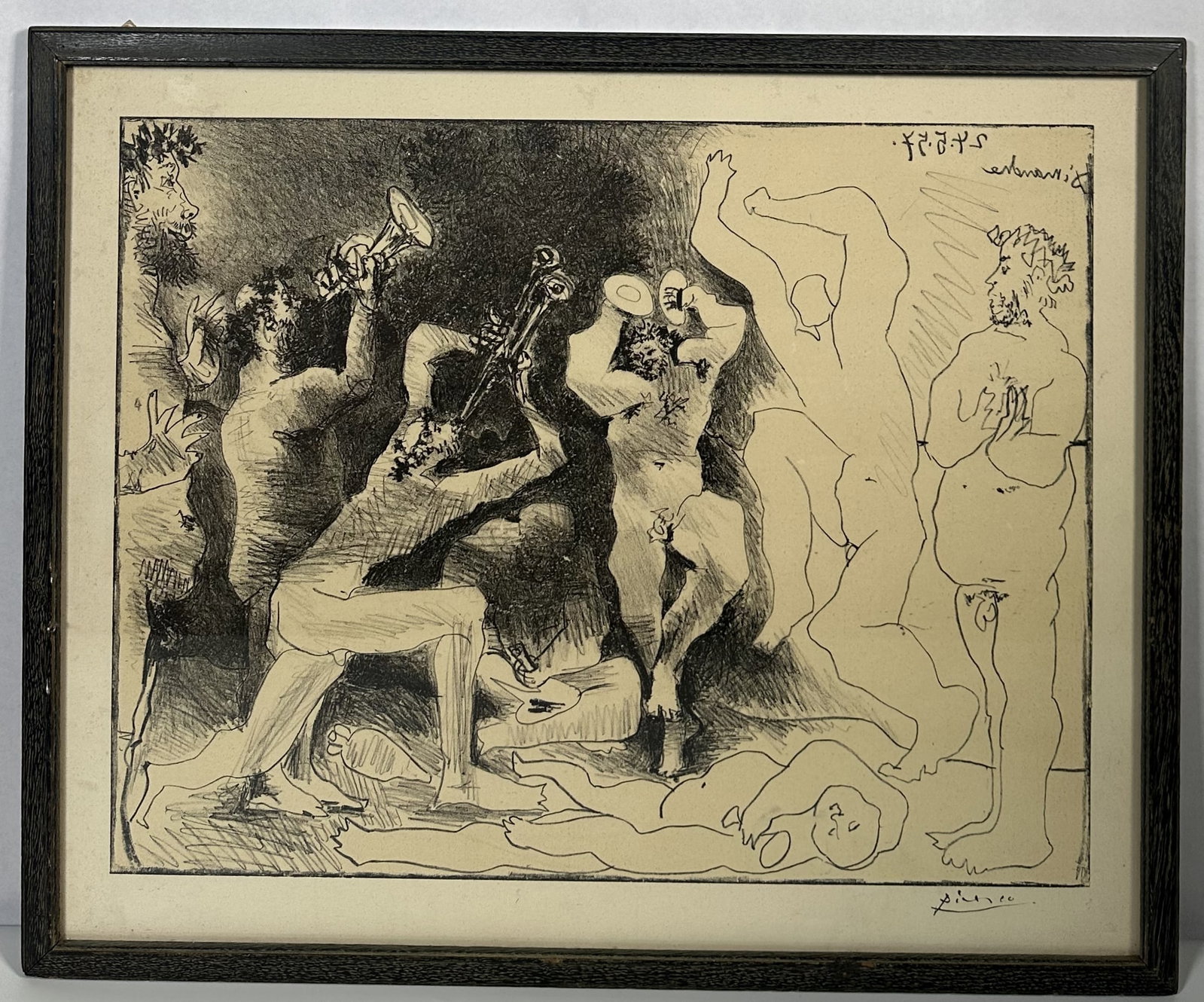 Pablo Picasso lithograph La Danse des Faunes 1957 (1 of 9)