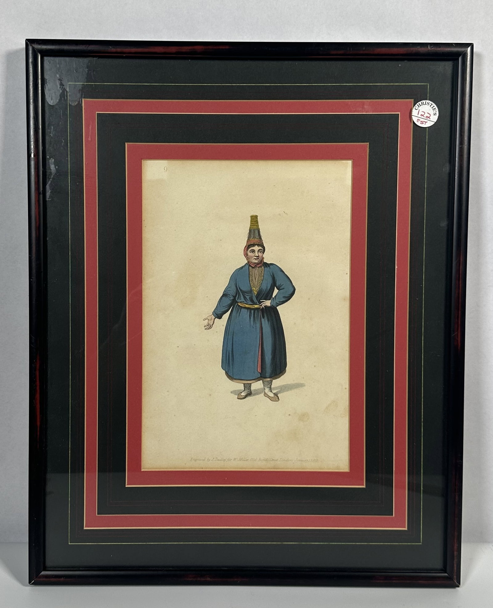 1803 Costumes of the Russian Empire Hand Colored Engraving Ex Christies Plate 9 (1 of 6)