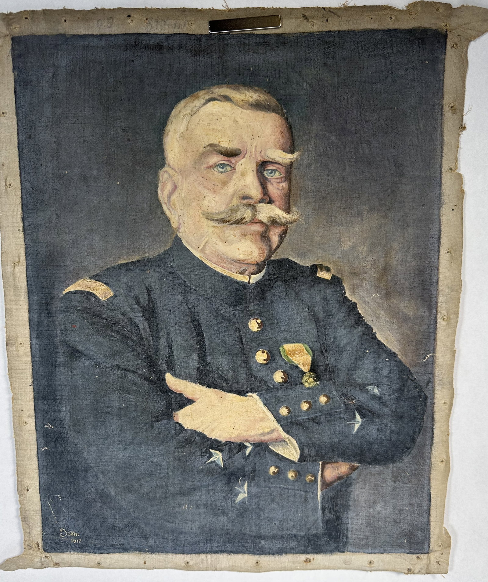 Jean Schweckler Painting Portrait of General Joseph Joffre (1 of 6)